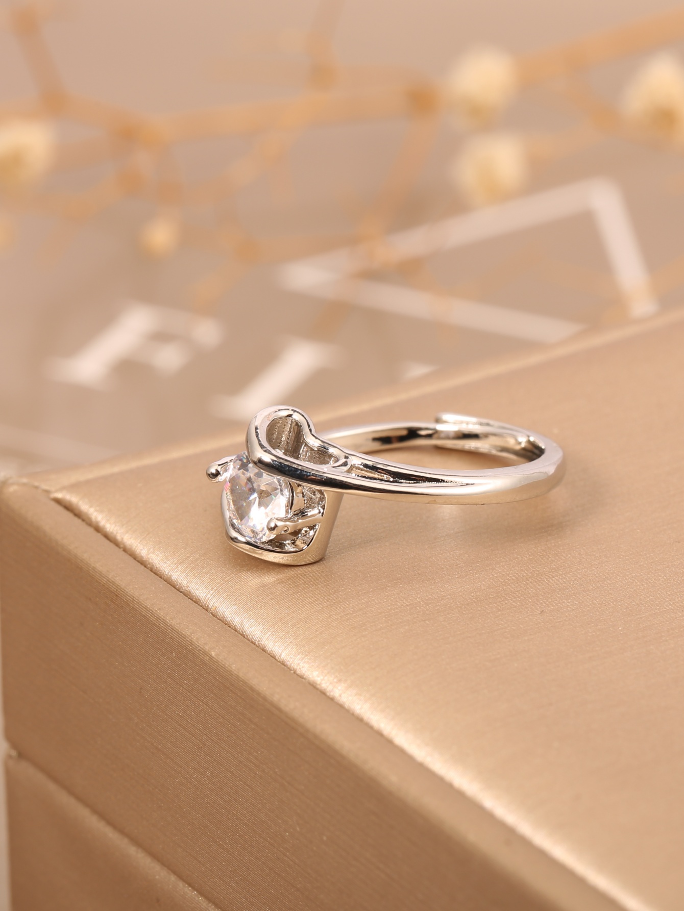 Luxury Lifestyle Fashion - 1 Bague ouverte en cuivre à