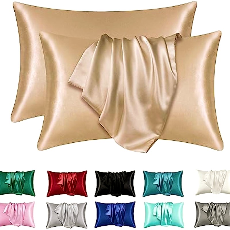 Silk Pillowcase Set - Lot de 2 taies d'oreiller en