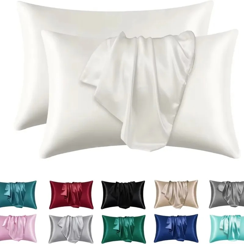 1/2 taie d'oreiller en satin d - Silk Pillowcase Set avis et prix
