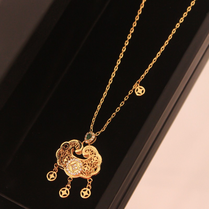 Collier de verrouillage longue - Luxury Lifestyle Fashion avis et prix
