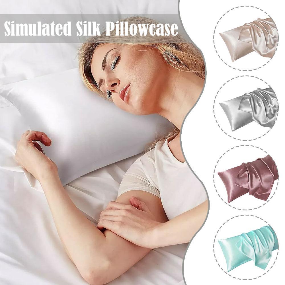 Taie d'oreiller en Satin de lu - Silk Pillowcase Set avis et prix