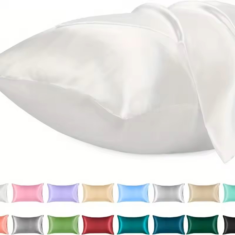 1 taie d'oreiller en satin pou - Silk Pillowcase Set avis et prix